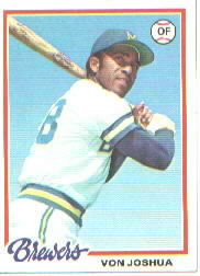 1978 Topps Baseball Cards      108     Von Joshua